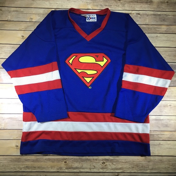 superman hockey jersey